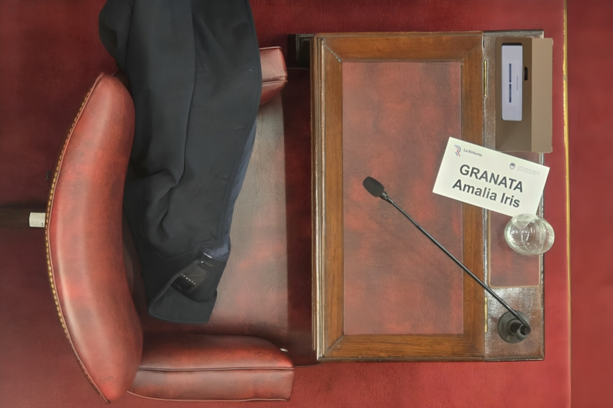 Silla vacía. Amalia Granata faltó a la última sesión de la Convención constituyente de Santa Fe, en la previa a las definiciones sobre la reelección de Pullaro.&nbsp;