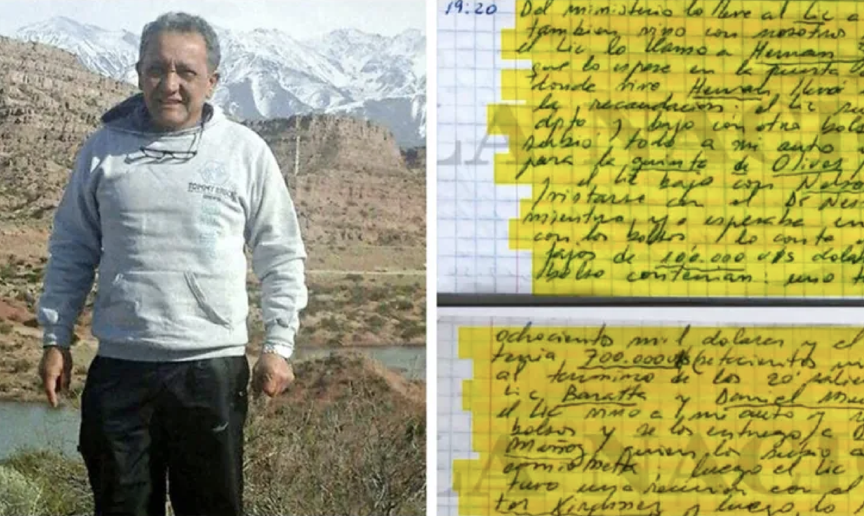 Oscar Centeno y un fragmento de los cuadernos k.&nbsp;