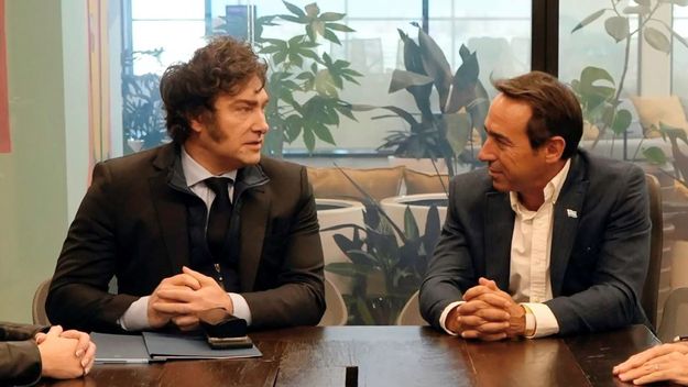 Javier Milei y Marcos Galperin Javier Milei y Marcos Galperin