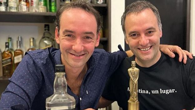 Manuel Adorni y su hermano Francisco Adorni.&nbsp;