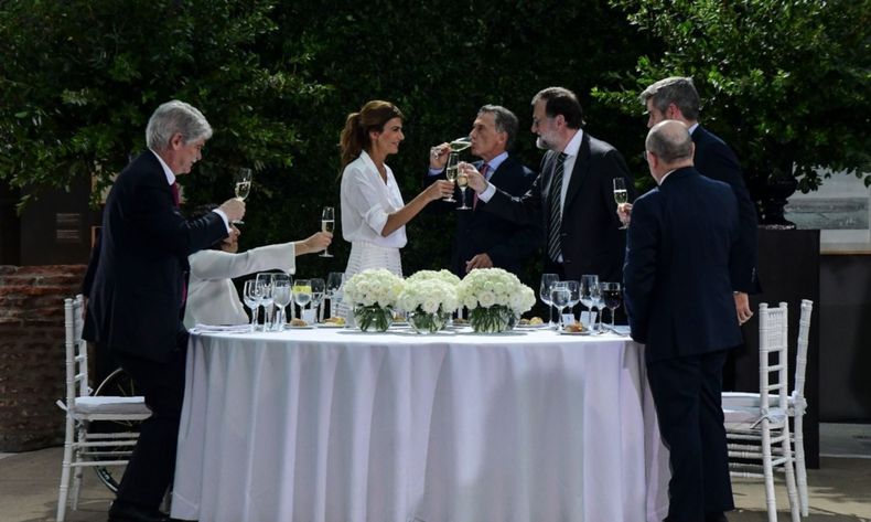 Macri Awada Rajoy Faurie Macri Awada Rajoy Faurie