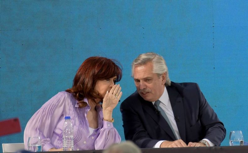 Alberto Fernández y CFK 2021