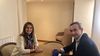 Amalia Granata y Pablo Javkin, en la reunión que tuvieron en 2019 antes de asumir.&nbsp;