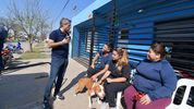El intendente de San Francisco visitó un barrio que viene reclamando mayor seguridad a la Policía y dialogó con sus vecinos.&nbsp;