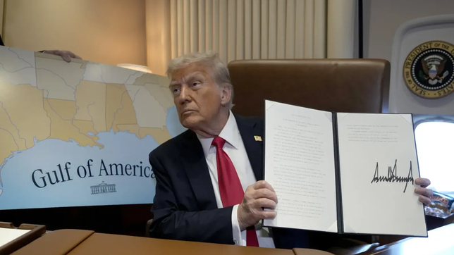 el patio trasero que disena trump