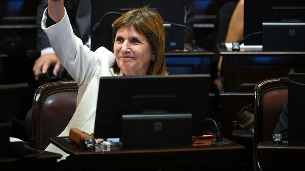 Patricia Bullrich, jefa de La Libertad Avanza en el Senado. Patricia Bullrich, jefa de La Libertad Avanza en el Senado.