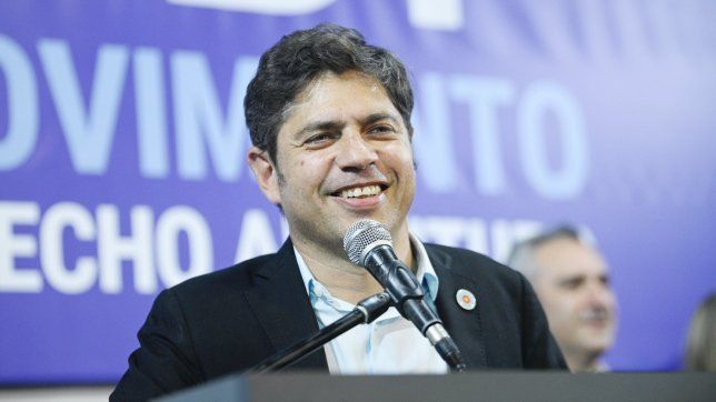 Axel Kicillof en un plenario del Movimiento Derecho al Futuro 