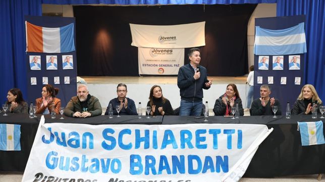 Manuel Calvo, Myrian Prunotto y Gustavo Brandán en un acto de Provincias Unidas en el departamento Colón