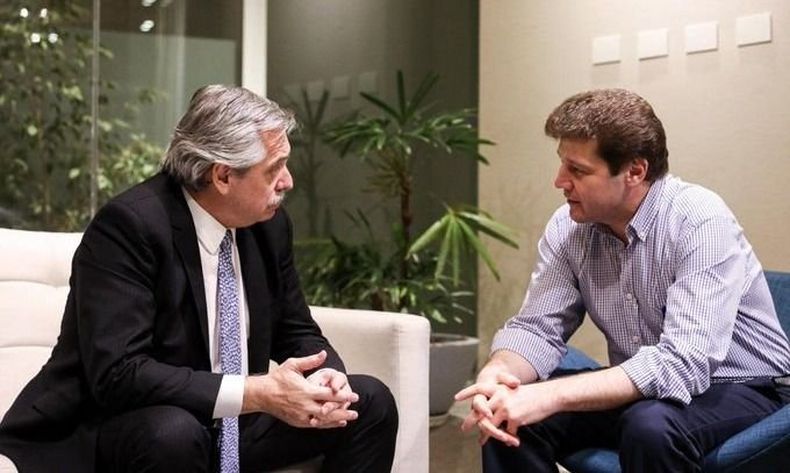 Melella fue el primer gobernador que pidió por la reelección de Alberto Fernández.
