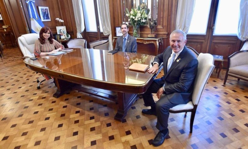 Cristina Fernández de Kirchner y Marc Stanley Cristina Fernandez de Kirchner CFK Marc Stanley