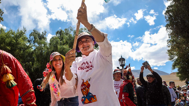 Morales, en los carnavales de Jujuy