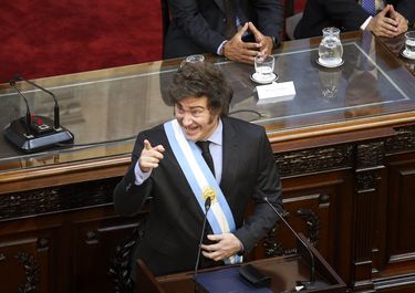 El presidente Javier Milei
