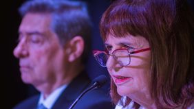 Horacio Rosatti con Patricia Bullrich. El ministro Mahiques envía al Senado los pliegos de aspirantes a cargos judiciales.
