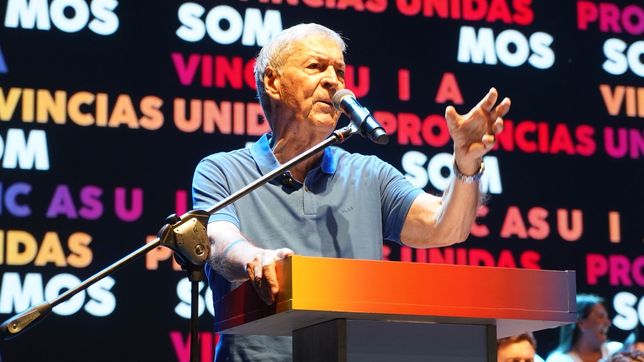 Juan Schiaretti, candidato de Provincias Unidas