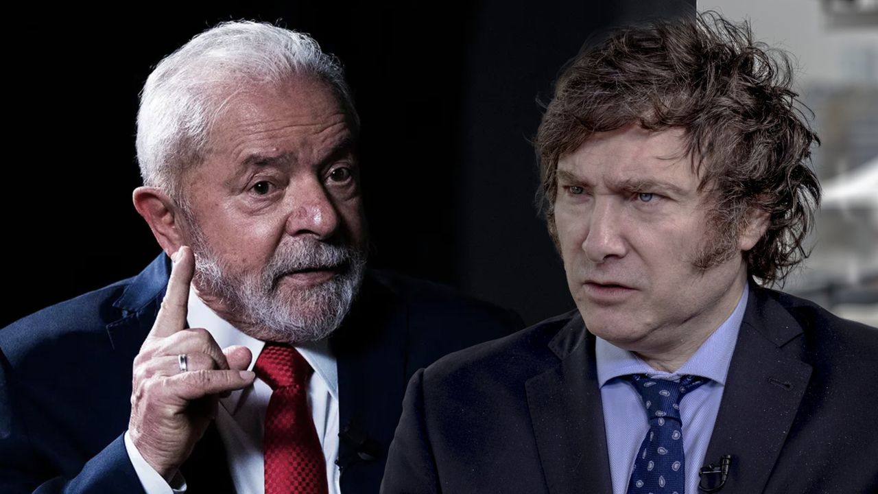 Lula da Silva y Javier Milei