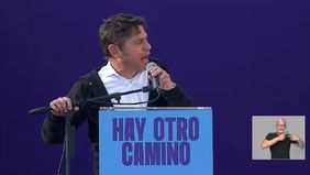 Axel Kicillof lanza MDF en La Plata.
