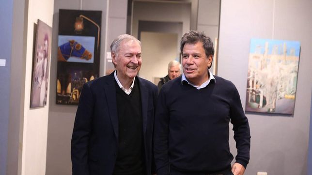Juan Schiaretti y Facundo Manes.