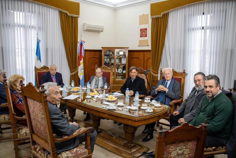 Pablo Cococcioni y Santiago Mascheroni, los enviados de Maximiliano Pullaro a la última reunión con la Corte.