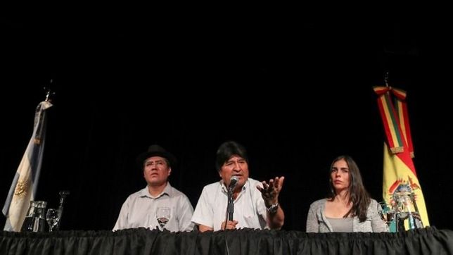 evo morales prometio ?recuperar de forma pacifica el poder?