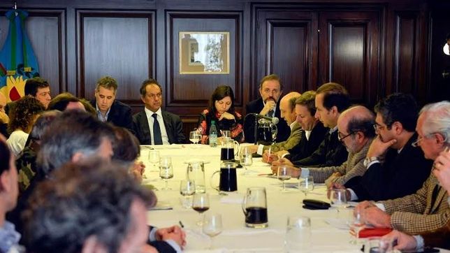 el campo le exigio obras y dialogo a scioli para no sufrir otra catastrofe