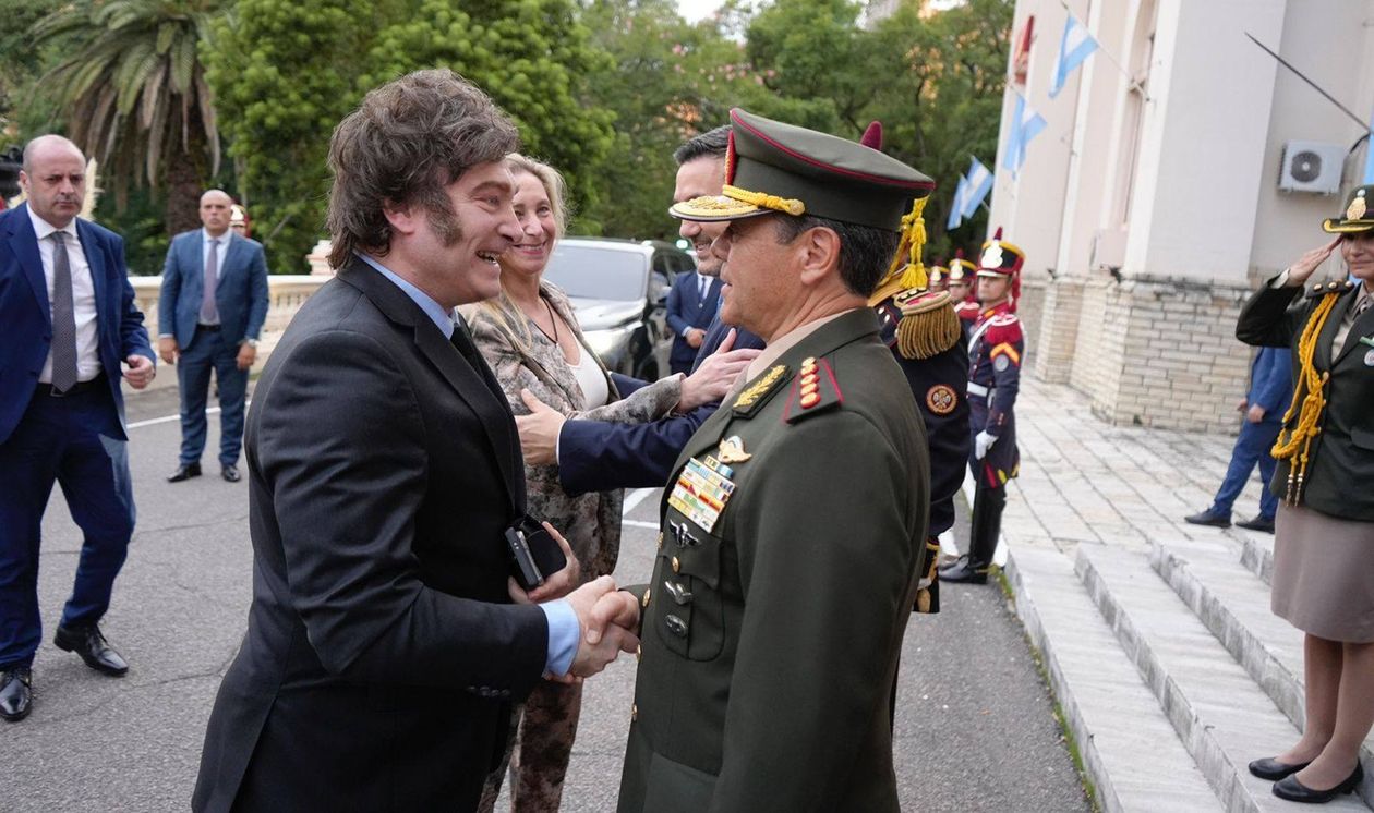 Javier Milei y Carlos Presti