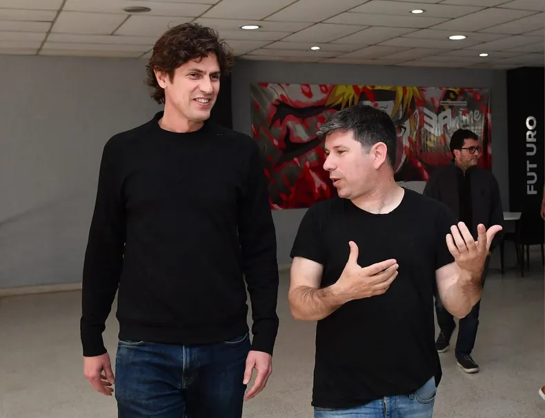 Martín Lousteau y Pablo Domenichini.