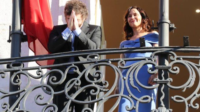 Un balcón para Javier Milei en la Madrid derechista de Isabel Díaz Ayuso. Un balcón para Javier Milei en la Madrid derechista de Isabel Díaz Ayuso.