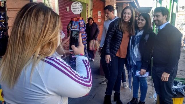pena saco a la tropa a la calle para pedir el voto en las paso