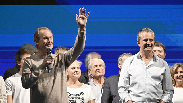 Adán Bahl y Gustavo Bordet, gobernador y candidato a sucederlo de Más para Entre Ríos.