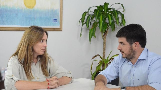 vidal en venado tuerto: reunion y apoyo mutuo con el intendente leonel chiarella