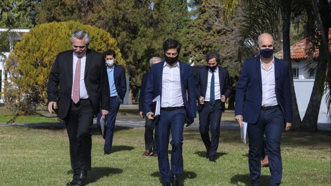 apuntado por los propios, fernandez uso la cuarentena para enfriar la interna