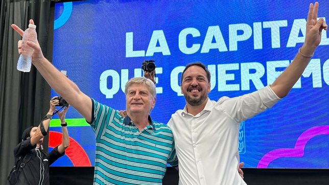 El gobernador de La Pampa Sergio Ziliotto y el intendente Luciano di Nápoli funcionan juntos en campaña, pero el nuevo despliegue de Clarín provocó ruidos en un momento impensado.