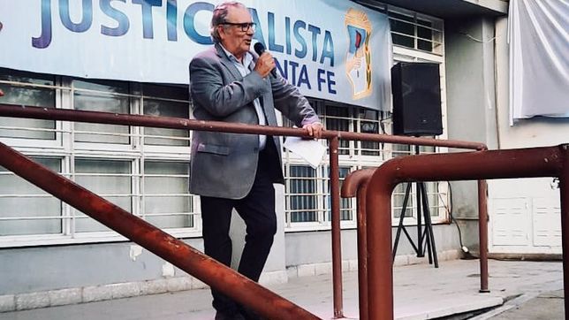 El presidente del PJ de Santa Fe, Ricardo Olivera.
