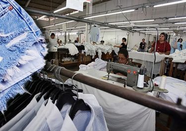 Industria textil, producción nacional
