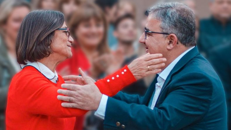 Lucía Corpacci y Raúl Jalil, el yin y el yang del peronismo de Catamarca.&nbsp;