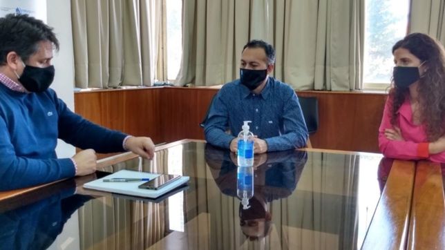 neuquen: encuentro entre gaido y el fdt por obras en la capital