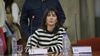 Natalia de la Sota durante una jornada de reflexión sobre la Ley de Financiamiento Universitario