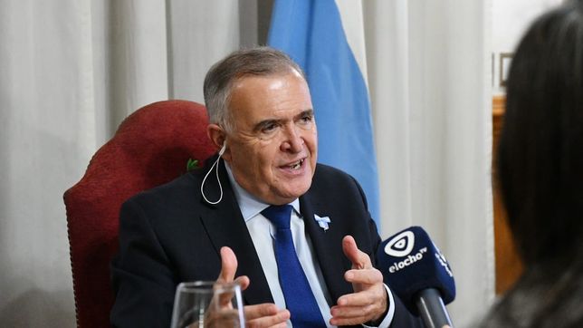 Osvaldo Jaldo, gobernador de Tucumán.&nbsp;