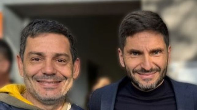 Los hermanos Damián y Maximiliano Pullaro.