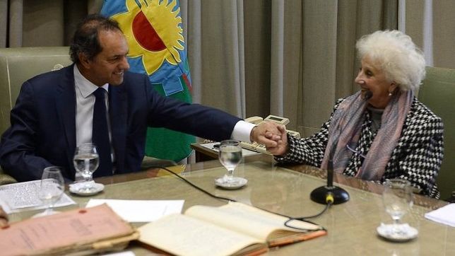ahora, carlotto dice que scioli no sera una transicion