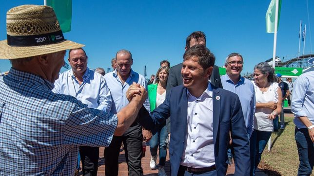 Axel Kicillof tiene puentes con el campo en la Expoagro