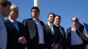 Claudio Vidal, gobernador de Santa Cruz, junto a sus colegas de la Patagonia.