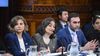 Lucía Corpacci del peronismo, en la comisión de salud, junto a Ezequiel Atauche de LLA&nbsp;