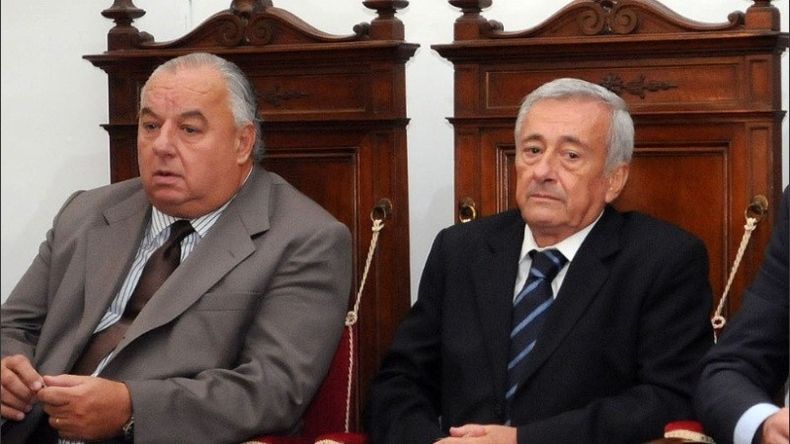 Núcleo duro. Los magistrados Rafael Gutiérrez y Roberto Falistocco, sostienen su lugar en el máximo tribunal.  