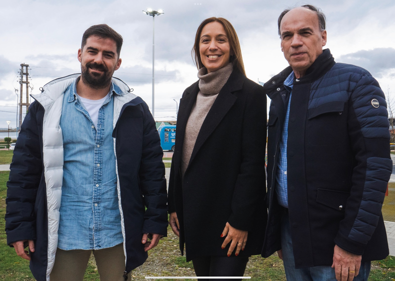 María Eugenia Vida viajó a Tierra del Fuego.