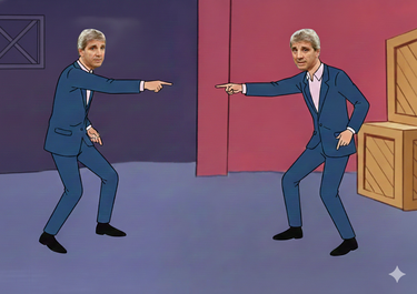 Toto Caputo x 2 (imagen generada con inteligencia artificial).