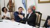 El gobernador de Misiones, Hugo Passalacqua, y el titular del CFI, Ignacio Lamothe, en Posadas.&nbsp;