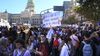 Estudiantes, docentes y no docentes universitarios marchan hacia el Congreso (Foto: NA)