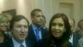 Cristina recibió a Bevilacqua