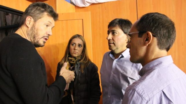 la gira del candidato sin candidatura: tinelli jugo de local en bolivar